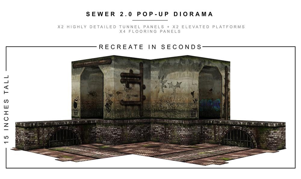 Sewer (2.0) 1/12 Pop-Up Diorama Gallery Image 8