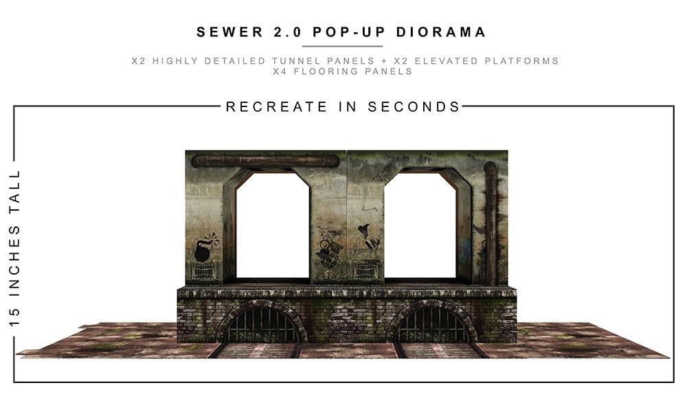 Sewer (2.0) 1/12 Pop-Up Diorama Gallery Image 9