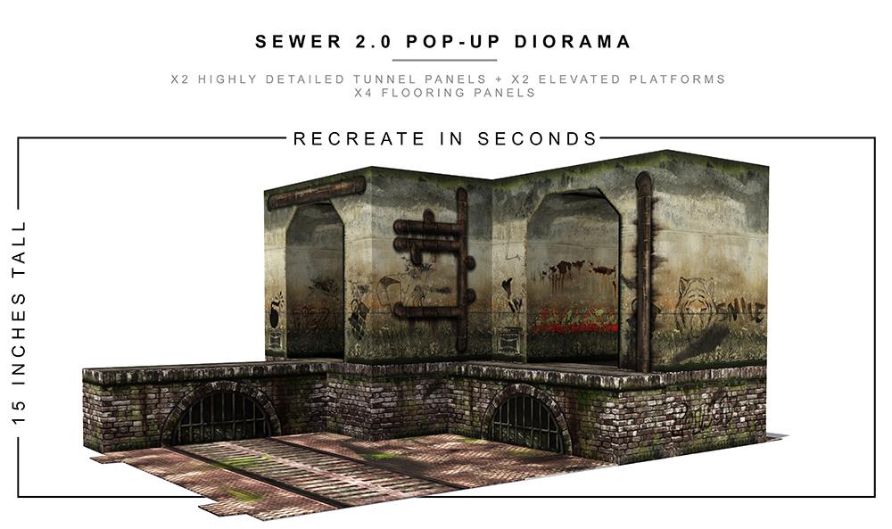 Sewer (2.0) 1/12 Pop-Up Diorama Gallery Image 5