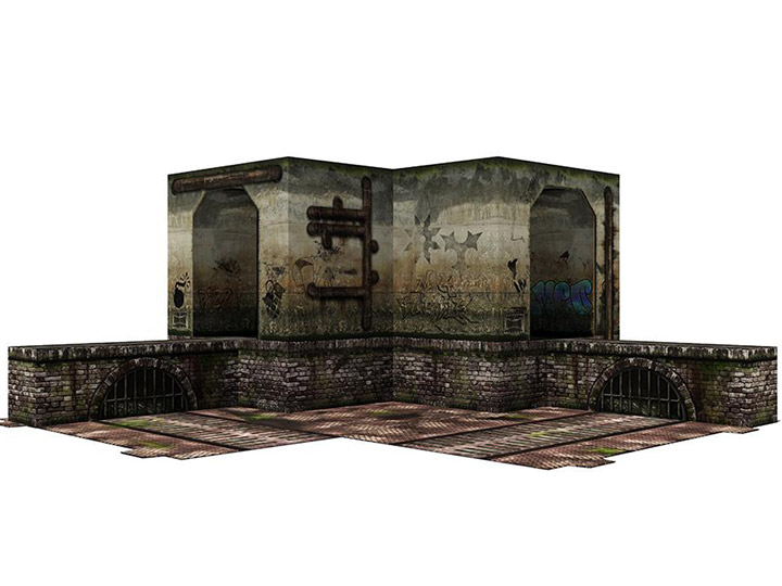 Sewer (2.0) 1/12 Pop-Up Diorama Gallery Image 1