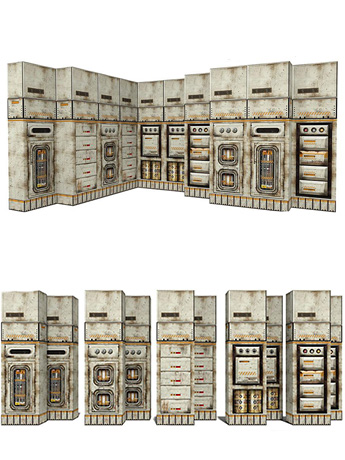 Sector 7 Modular Panels 1/12 Scale Pop-Up Diorama Gallery Image 2