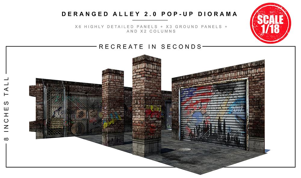 Deranged Alley (2.0) 1/18 Scale Pop-Up Diorama Gallery Image 4