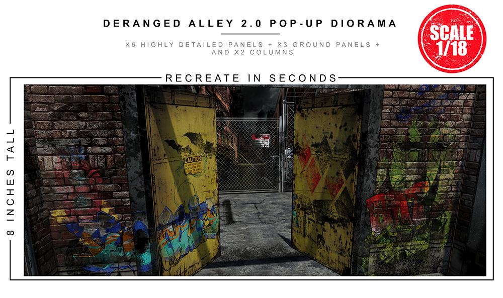 Deranged Alley (2.0) 1/18 Scale Pop-Up Diorama Gallery Image 11