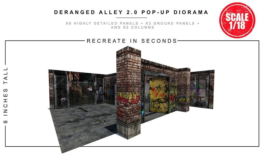 Deranged Alley (2.0) 1/18 Scale Pop-Up Diorama Gallery Image 5