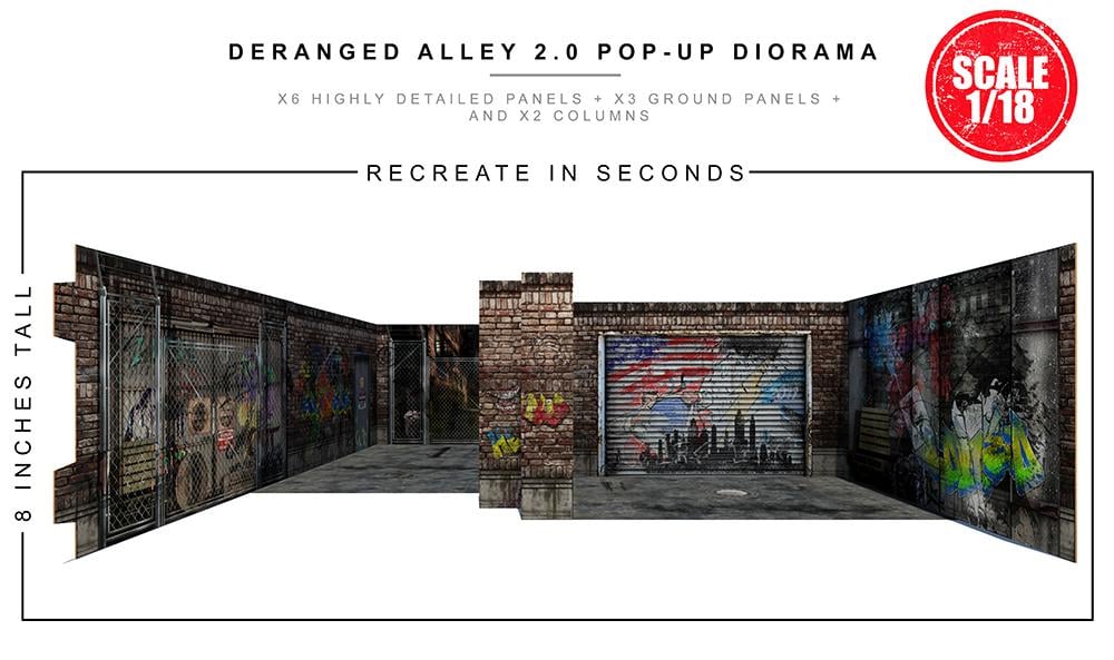 Deranged Alley (2.0) 1/18 Scale Pop-Up Diorama Gallery Image 6