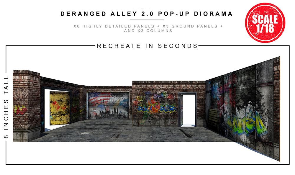 Deranged Alley (2.0) 1/18 Scale Pop-Up Diorama Gallery Image 9