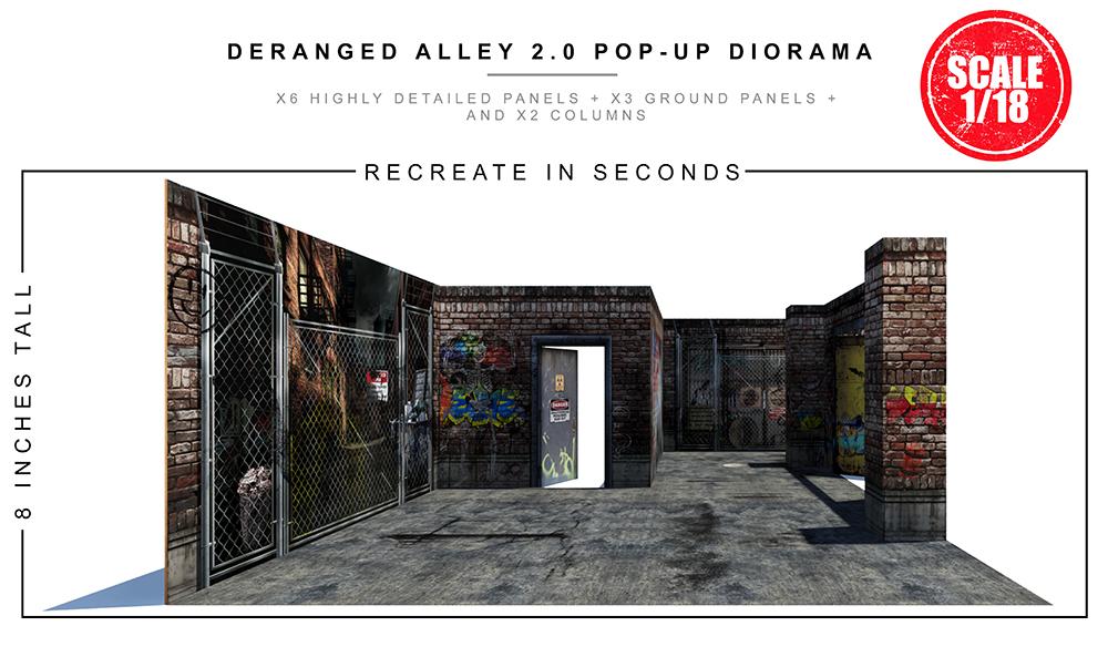 Deranged Alley (2.0) 1/18 Scale Pop-Up Diorama Gallery Image 8