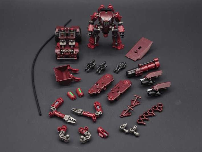 Multiabyss V-Link Mecha Defender + Construction (Red) 1/60 Scale Model Kit Gallery Image 9