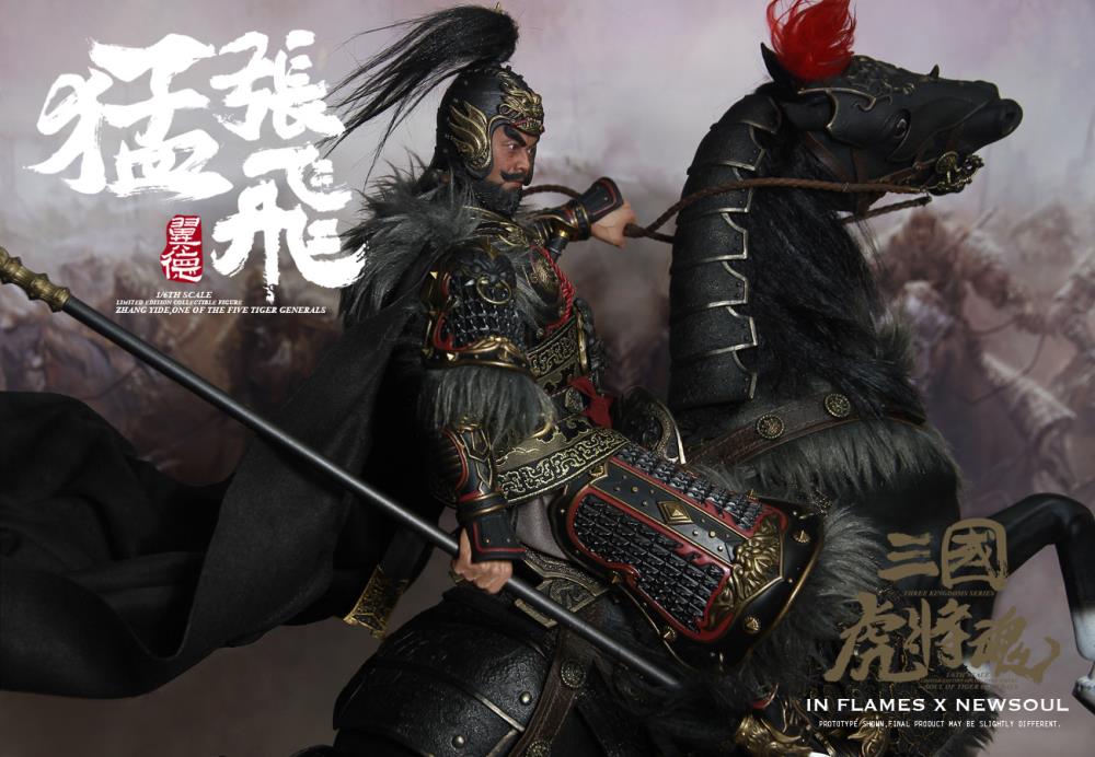 Soul Of Tiger Generals Zhang Yide (Upgraded Ver.) & The Wuzhui Horse 1/6 Scale Figure Set Gallery Image 10