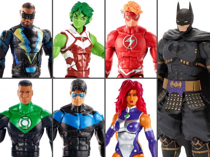 DC Comics Multiverse Wave 11 Set of 6 Figures (Collect & Connect Ninja Batman) Gallery Image 1