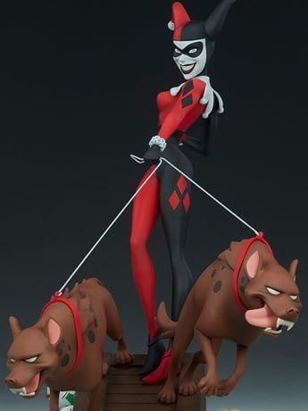 Batman: The Animated Series Harley Quinn with Hyenas Statue Gallery Image 2