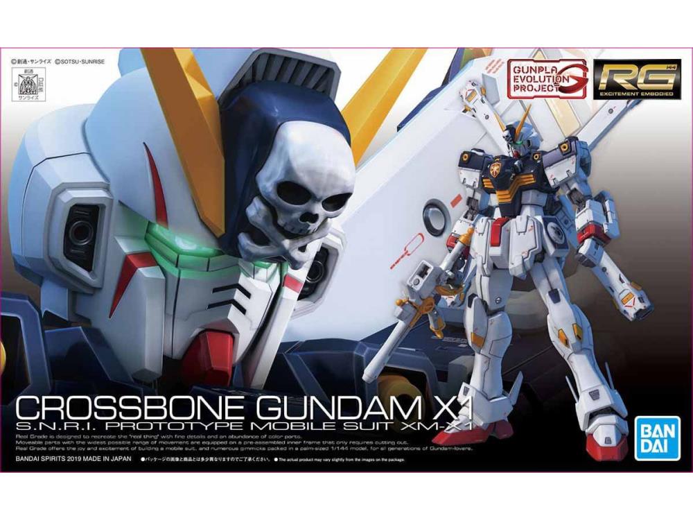 Mobile Suit Crossbone Gundam RG #31 Crossbone Gundam X1 1/144 Scale Model Kit Gallery Image 14