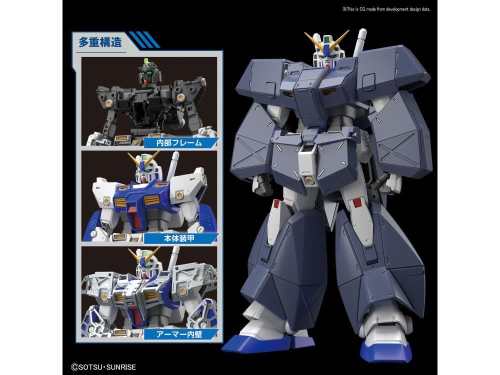 Mobile Suit Gundam 0080: War in the Pocket MG Gundam NT-1 "Alex" (Ver. 2.0) 1/100 Scale Model Kit Gallery Image 6