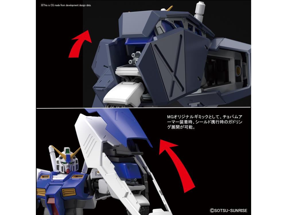 Mobile Suit Gundam 0080: War in the Pocket MG Gundam NT-1 "Alex" (Ver. 2.0) 1/100 Scale Model Kit Gallery Image 7