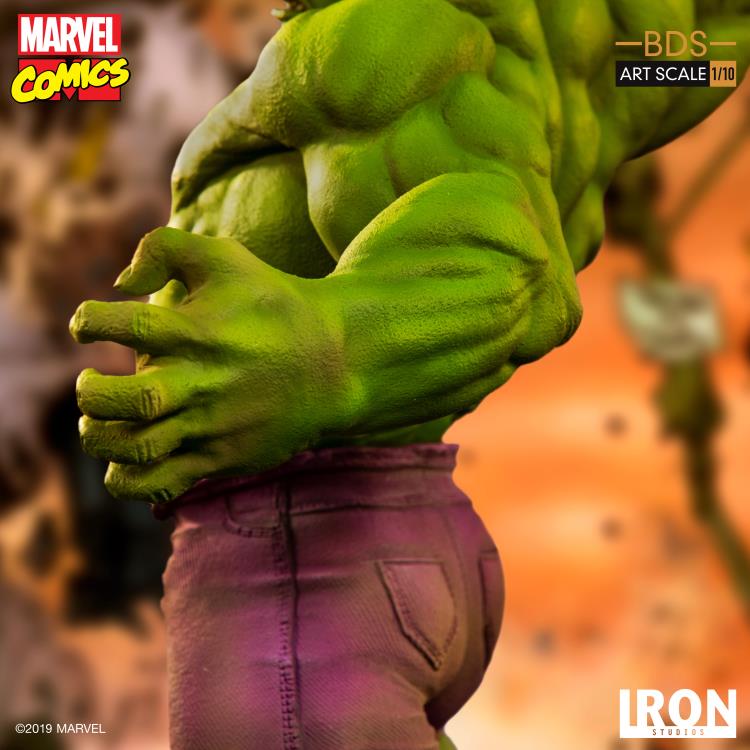 Marvel Comics Battle Diorama Series Hulk 1/10 Art Scale Limited Edition Statue Gallery Image 13