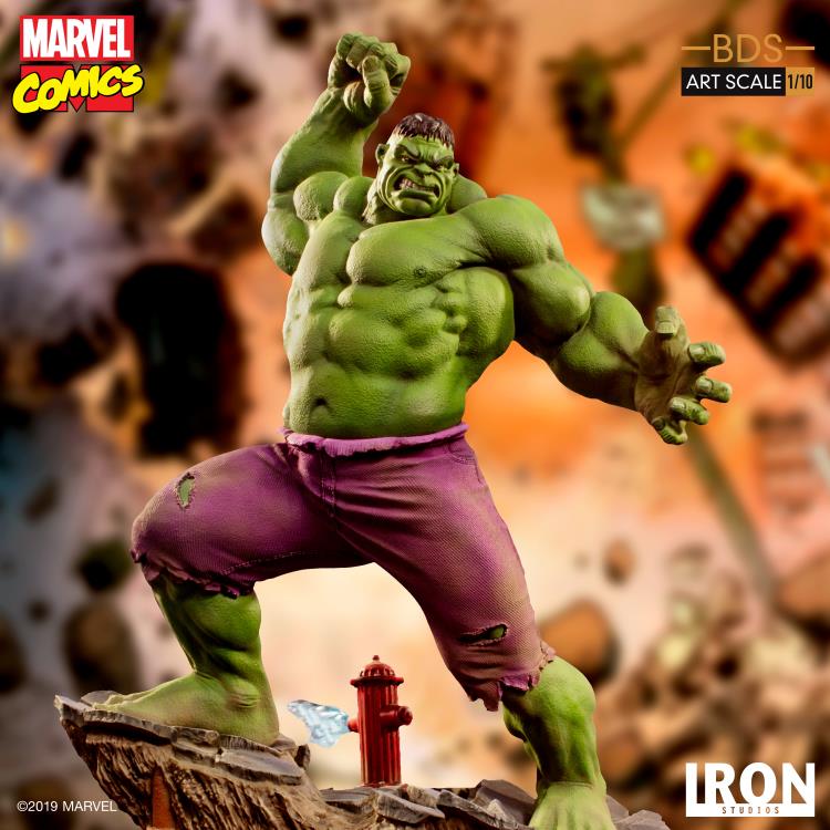 Marvel Comics Battle Diorama Series Hulk 1/10 Art Scale Limited Edition Statue Gallery Image 9