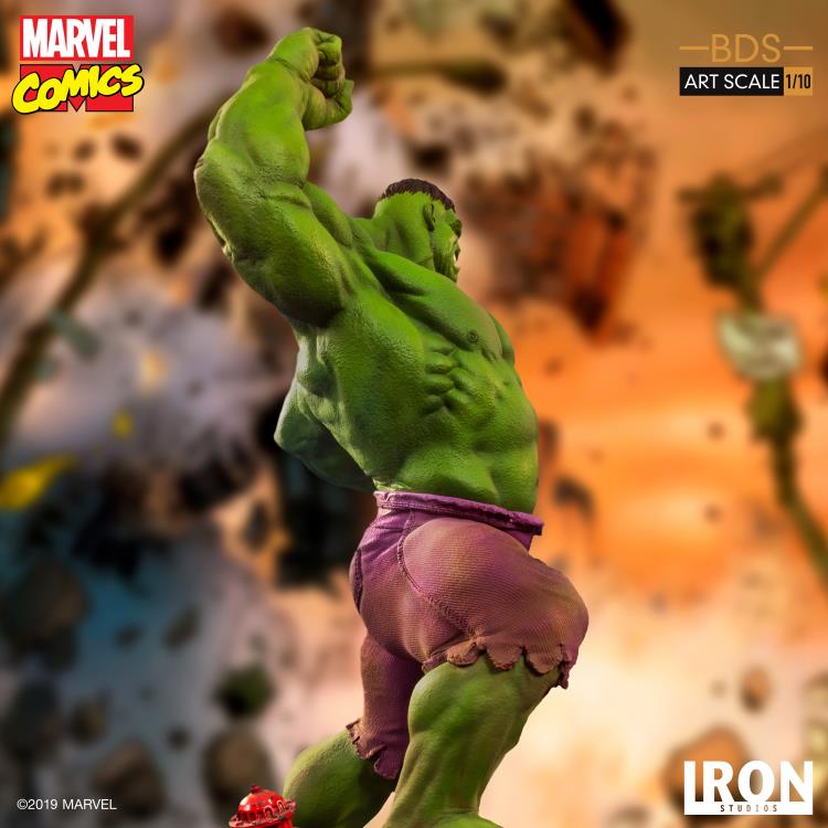 Marvel Comics Battle Diorama Series Hulk 1/10 Art Scale Limited Edition Statue Gallery Image 8