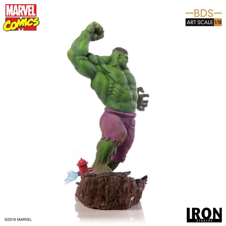 Marvel Comics Battle Diorama Series Hulk 1/10 Art Scale Limited Edition Statue Gallery Image 4