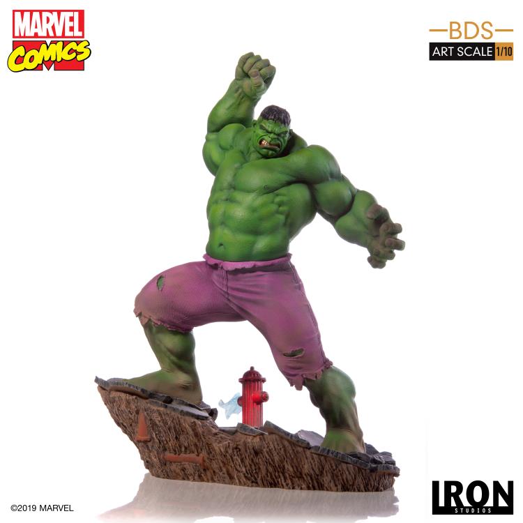 Marvel Comics Battle Diorama Series Hulk 1/10 Art Scale Limited Edition Statue Gallery Image 3