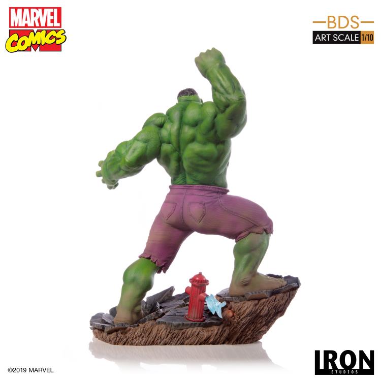 Marvel Comics Battle Diorama Series Hulk 1/10 Art Scale Limited Edition Statue Gallery Image 5