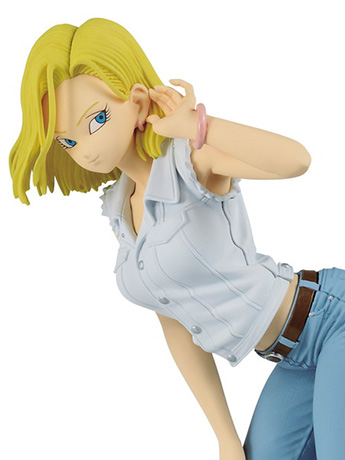Dragon Ball Z Glitter & Glamours Android 18 (White Shirt) Gallery Image 2