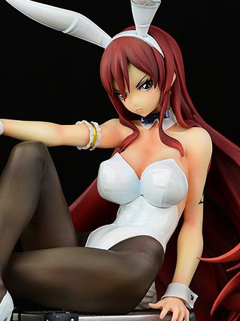 Fairy Tail Erza Scarlet (Bunny Girl Style) White Costume Ver. 1/6 Scale Figure Gallery Image 2