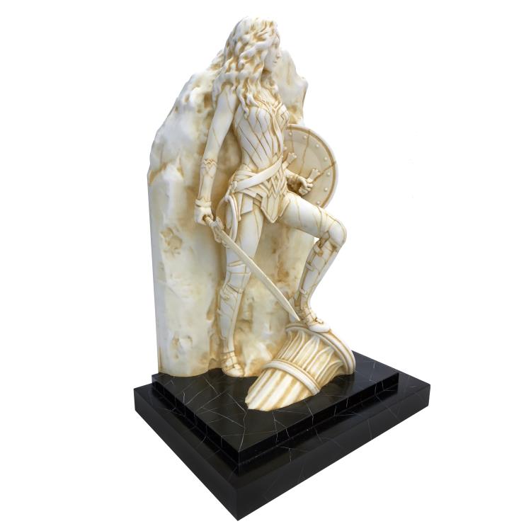 DC Comics Neo-Classical Wonder Woman Marble Finish Fine Art Statue Gallery Image 5