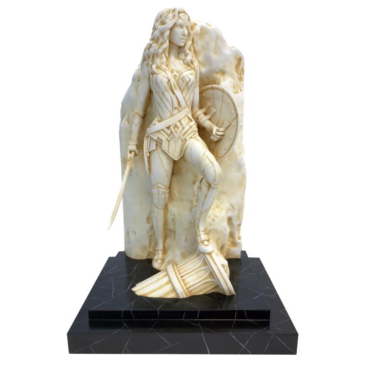 DC Comics Neo-Classical Wonder Woman Marble Finish Fine Art Statue Gallery Image 4