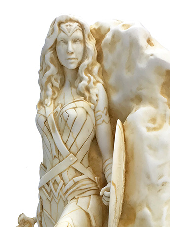 DC Comics Neo-Classical Wonder Woman Marble Finish Fine Art Statue Gallery Image 2