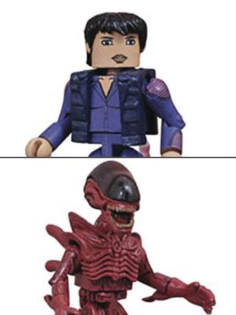 Alien Minimates Series 4 Annalee Call & Resurrection Xenomorph Gallery Image 2