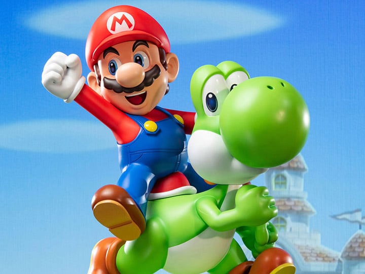 Super Mario Mario & Yoshi Statue Gallery Image 1