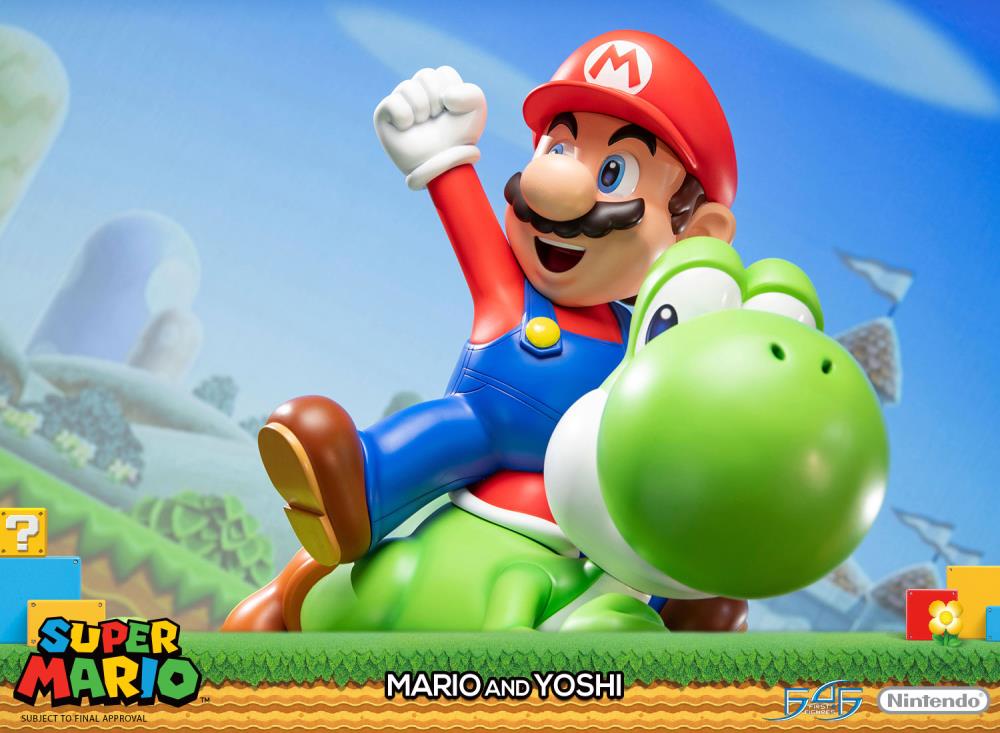 Super Mario Mario & Yoshi Statue Gallery Image 12