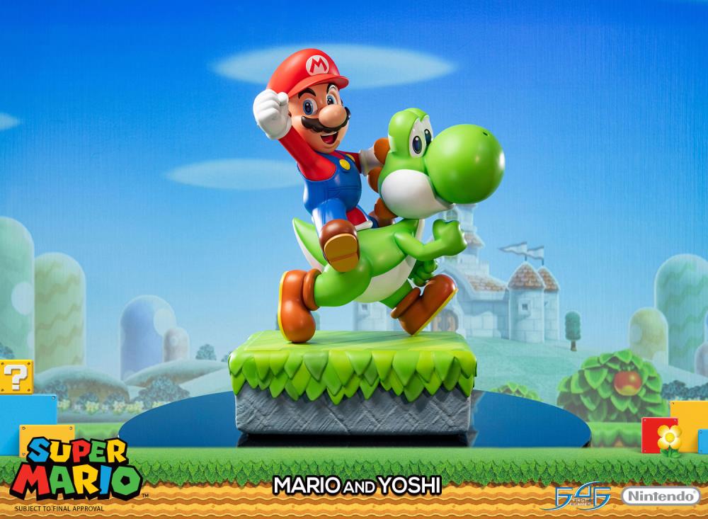 Super Mario Mario & Yoshi Statue Gallery Image 3