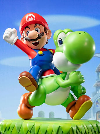 Super Mario Mario & Yoshi Statue Gallery Image 2