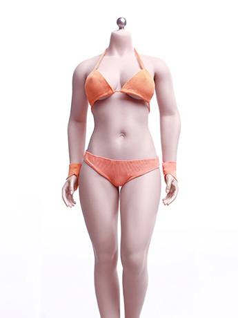 Buxom Woman Super-Flexible Female Seamless 1/6 Scale Pale Medium Bust Body (S28A) Gallery Image 2