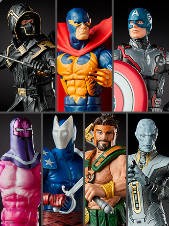 Avengers: Endgame Marvel Legends Wave 1 Set of 7 Figures (Thanos BAF) Gallery Image 2