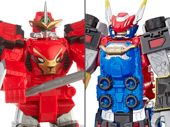 Power Rangers Beast Morphers 10" Megazord Wave 1 Set of 2 Figures Gallery Image 1