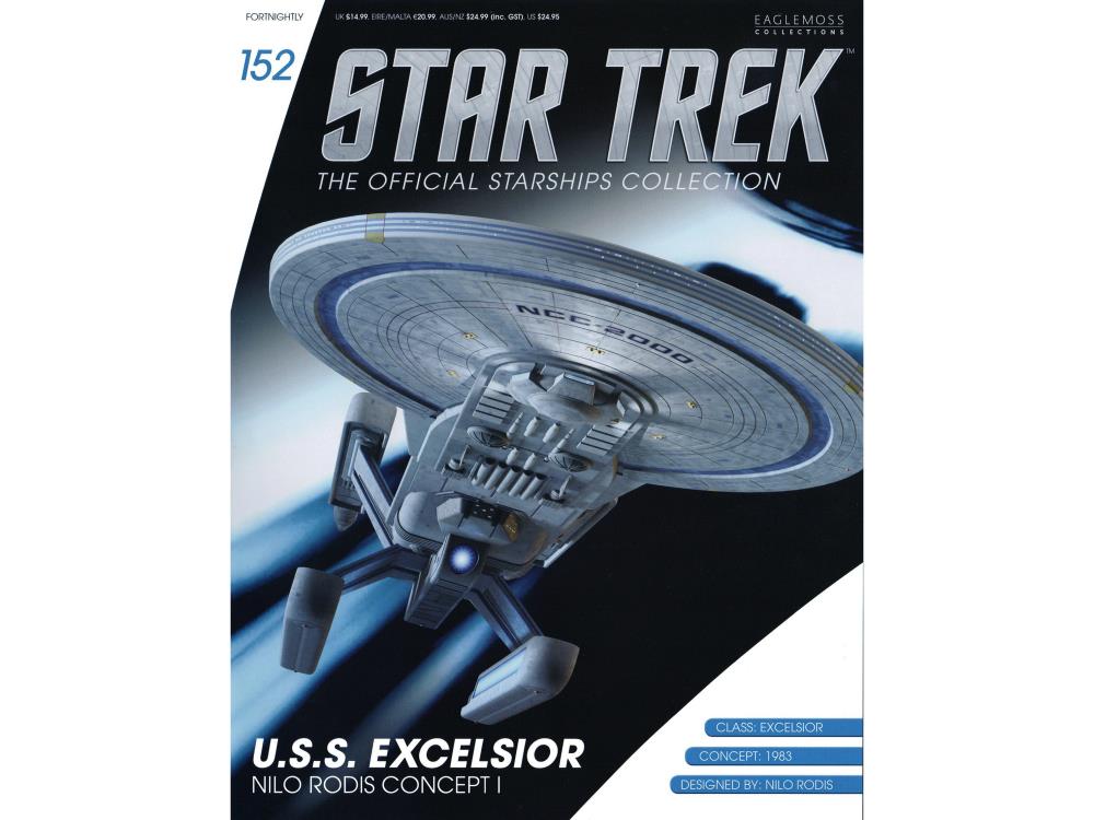 Star Trek Starships Collection #152 USS Excelsior Nilo Rodis Concept I