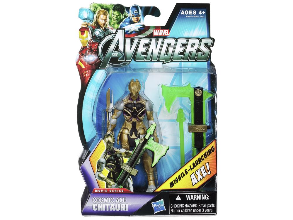 The Avengers Movie Series 3.75" Cosmic Axe Chitauri Gallery Image 4