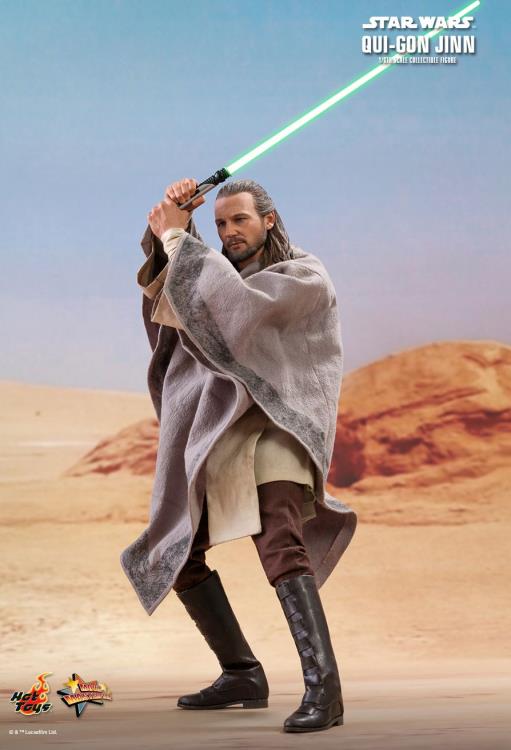 Star Wars: The Phantom Menace MMS525 Qui-Gon Jinn 1/6th Scale Collectible Figure Gallery Image 4