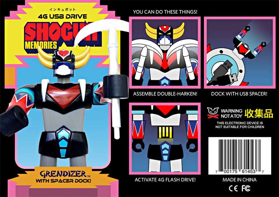 UFO Robot Grendizer with Spacer Dock USB Flash Drive Gallery Image 3