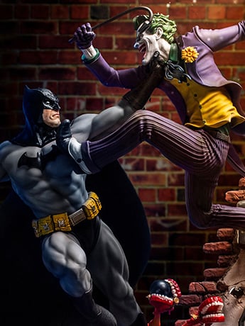 DC Comics Batman vs The Joker Battle 1/6 Scale Limited Edition Diorama Gallery Image 2