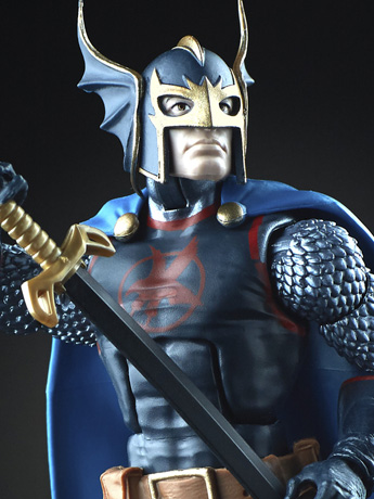 Marvel Legends Black Knight (Cull Obsidian BAF) Gallery Image 2