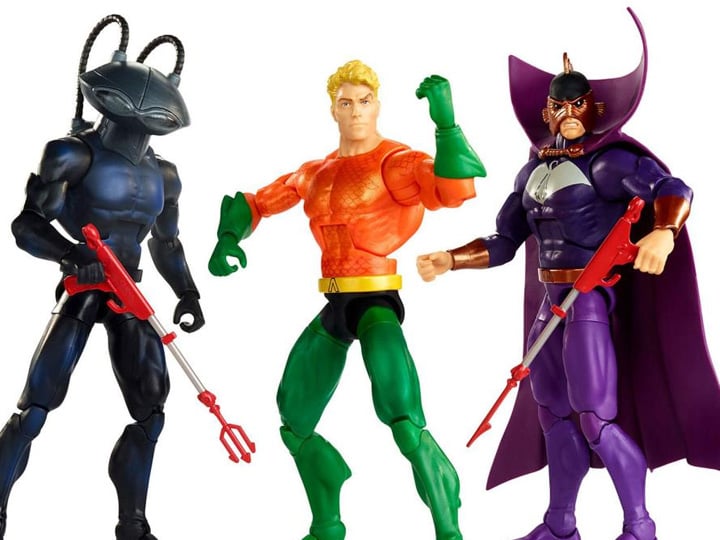 DC Comics Multiverse Aquaman Between Two Dooms SDCC 2018 Exclusive Three-Pack Gallery Image 1