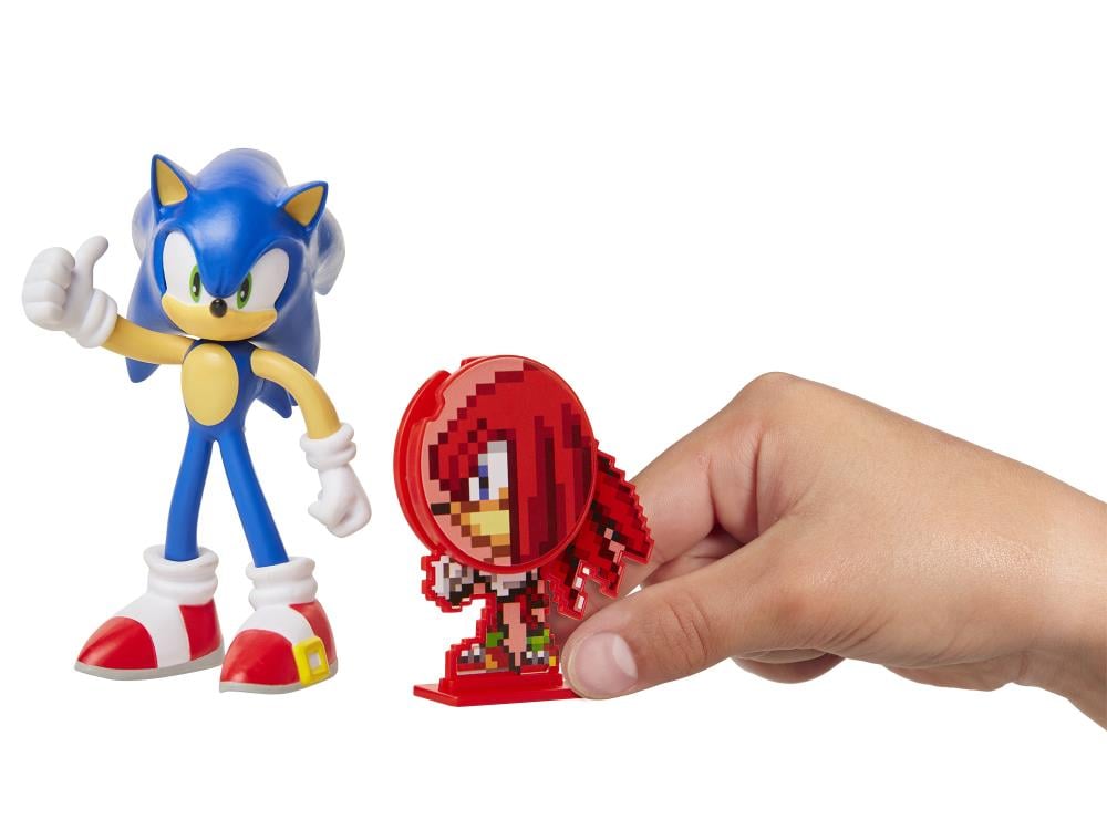 Sonic The Hedgehog 4" Basic Sonic Bendy Figure Gallery Image 4