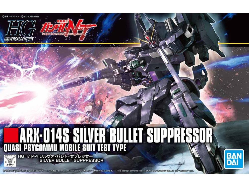 Mobile Suit Gundam Narrative HGUC Silver Bullet Suppressor 1/144 Scale Model Kit Gallery Image 10