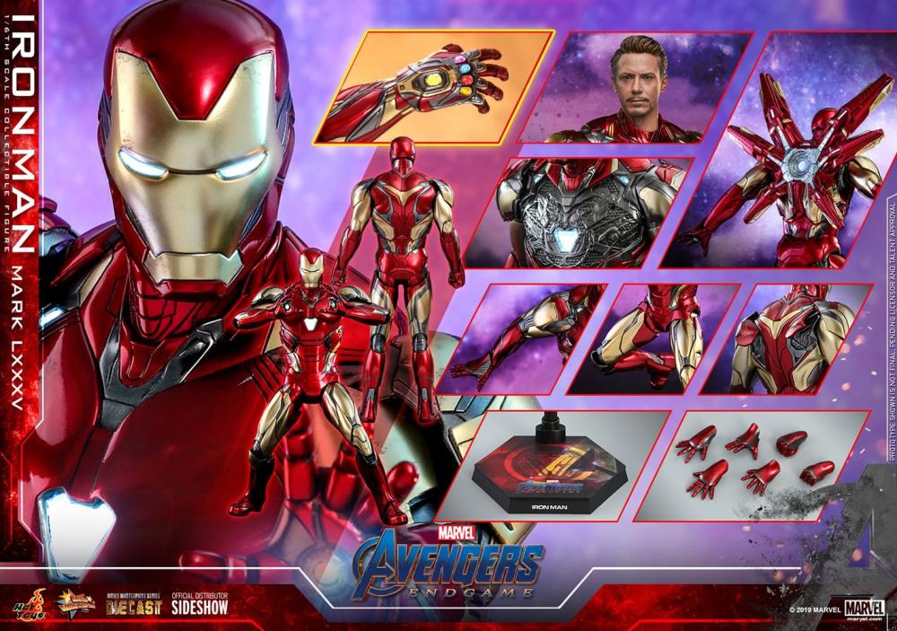 アイアンマンエンドゲームホットトイズMARK LXXXV MMS528-D30 Iron Man Mark LXXXV (Battle Damaged Version) Special Edition Sixth