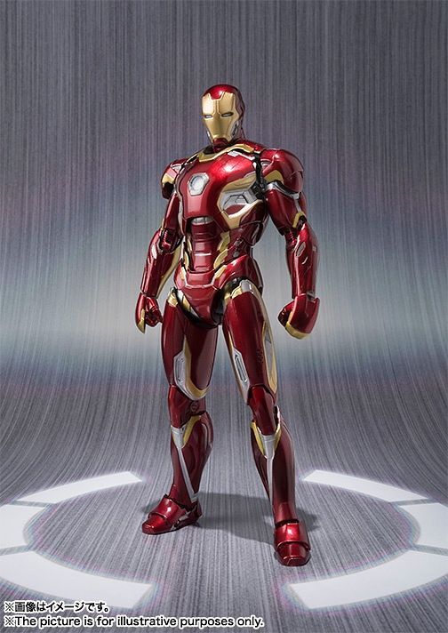 Avengers: Age of Ultron S.H.Figuarts Iron Man Mark XLV Action Figure (2nd Production Run) Gallery Image 6