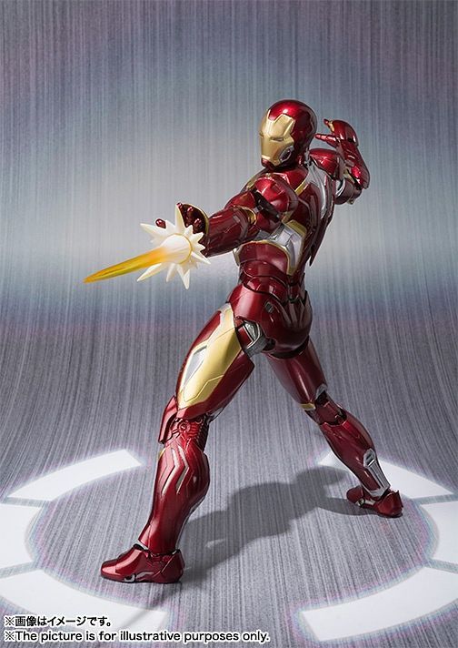 Avengers: Age of Ultron S.H.Figuarts Iron Man Mark XLV Action Figure (2nd Production Run) Gallery Image 4