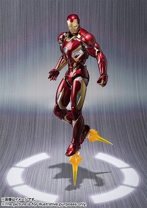 Avengers: Age of Ultron S.H.Figuarts Iron Man Mark XLV Action Figure (2nd Production Run) Gallery Image 5